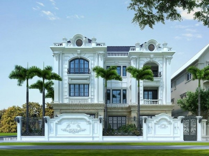 Thiết kế biệt thự tân cổ điển Pháp tại Nam Định