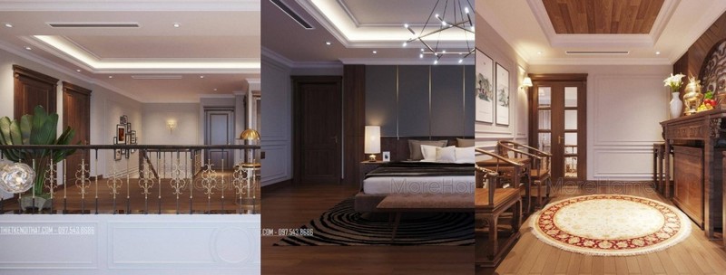 Cửa gỗ chung cư tân cổ điển