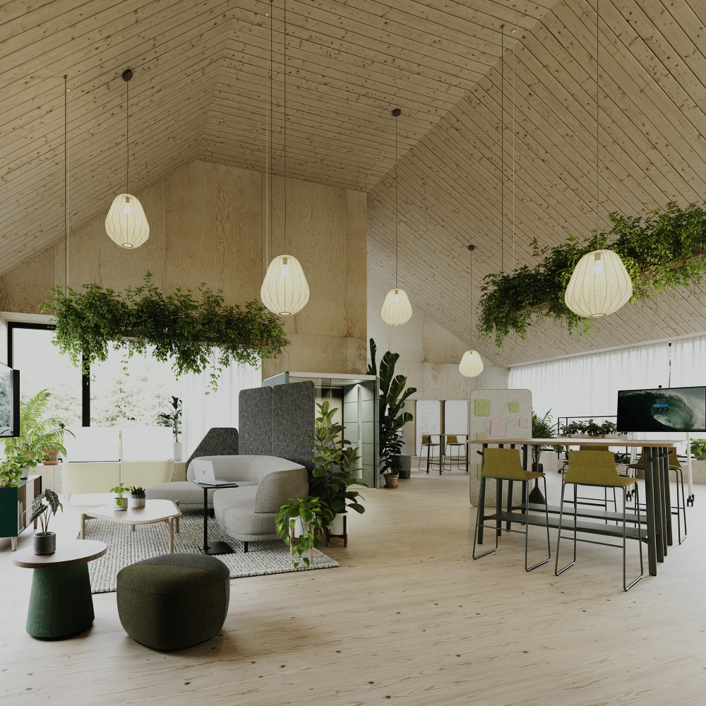 10 Xu hướng thiết kế pantry văn phòng hiện đại, đẹp, sáng tạo.