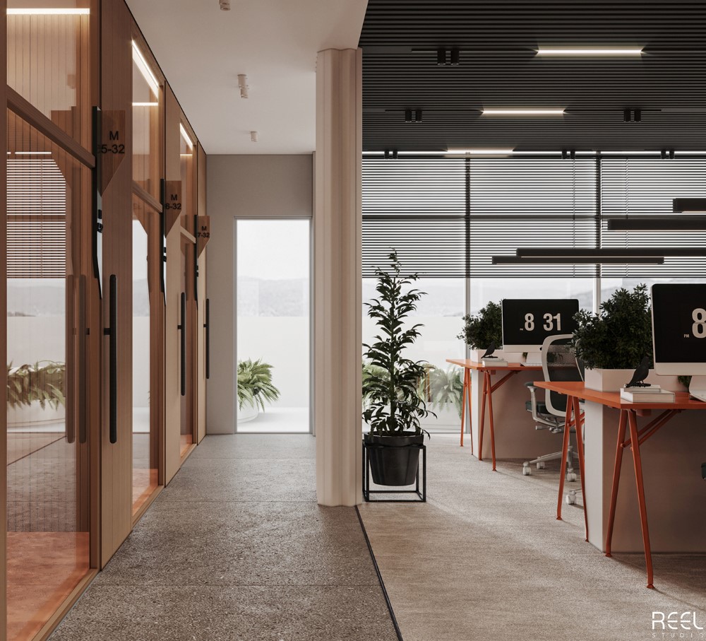 Thiết kế văn phòng hiện đại
