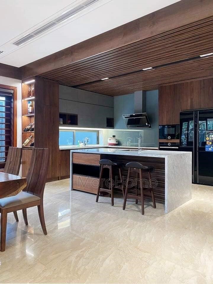 Thi công nội thất gỗ óc chó