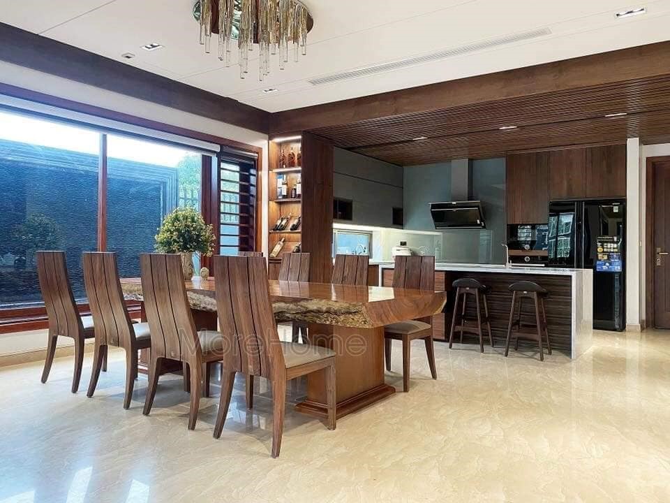 Thi công nội thất gỗ óc chó