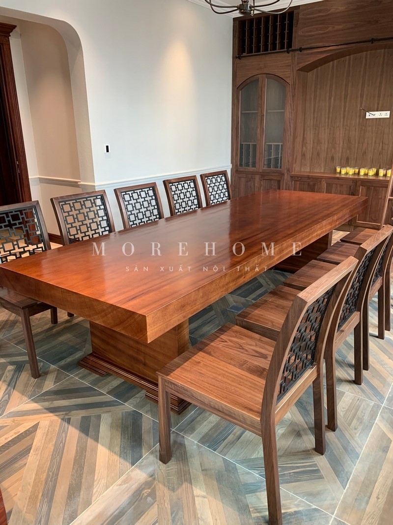 Thi công nội thất gỗ óc chó