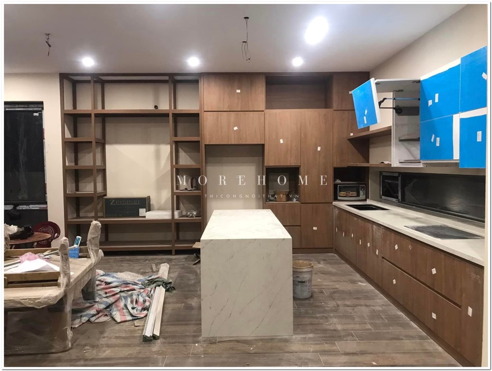 Thi công nội thất gỗ công nghiệp