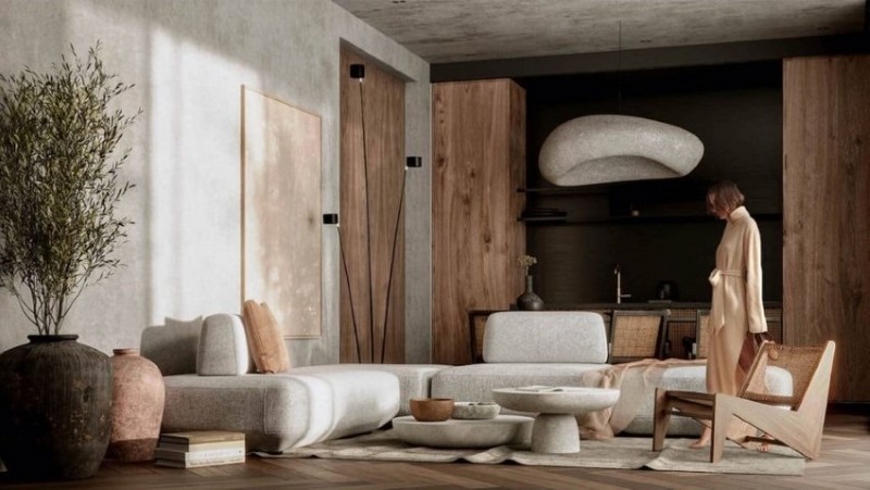 Thiết kế nội thất wabi sabi