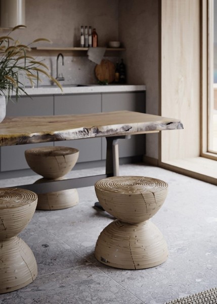 Thiết kế nội thất wabi sabi