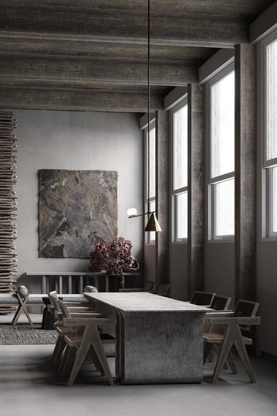 Thiết kế nội thất wabi sabi
