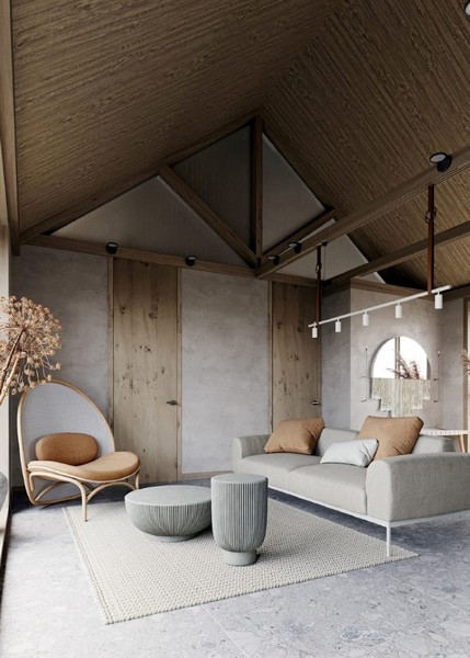 Thiết kế nội thất wabi sabi