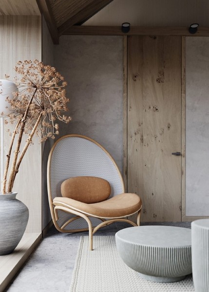 Thiết kế nội thất wabi sabi