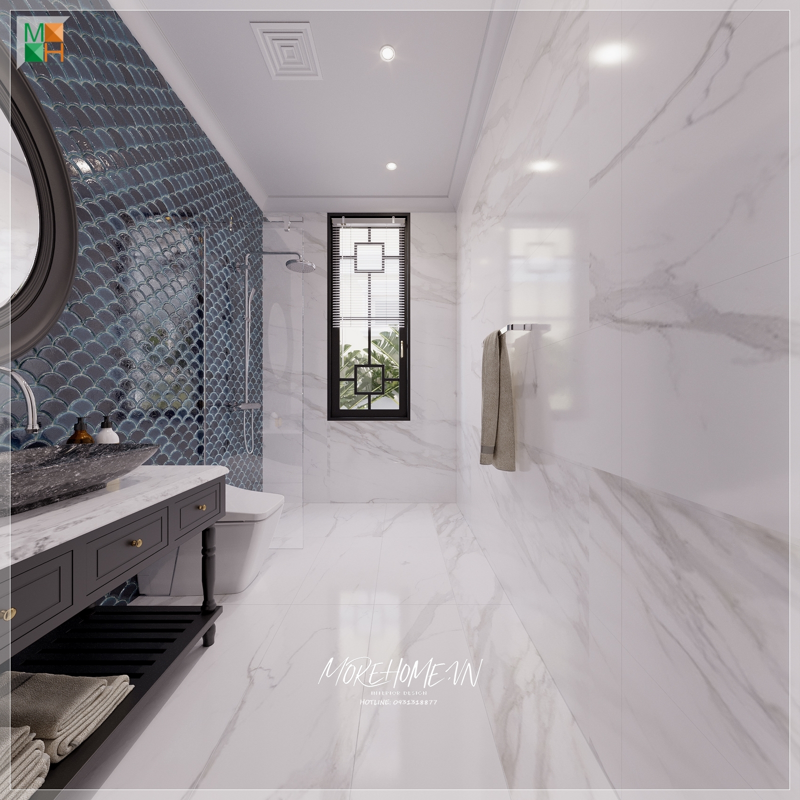 thiết kế phòng tắm