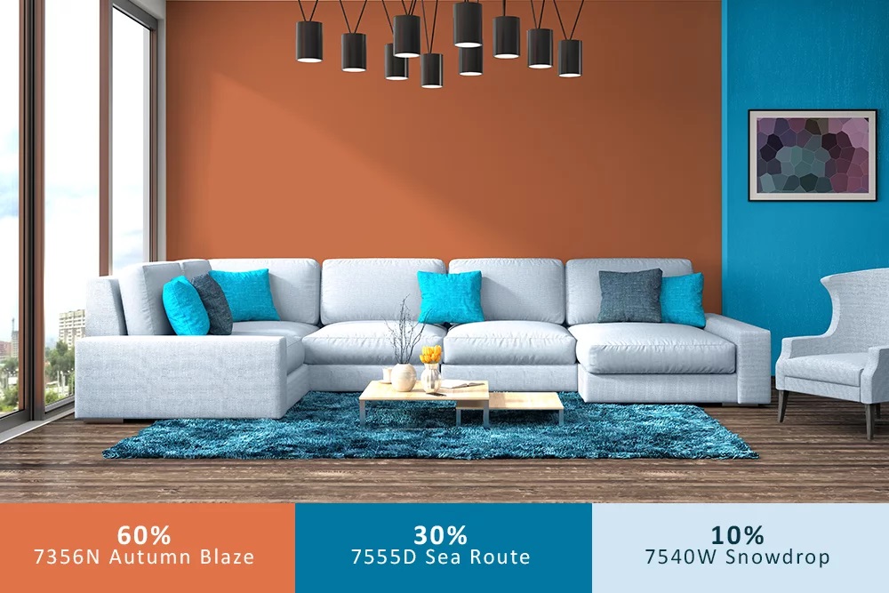 Màu sắc trong thiết kế nội thất