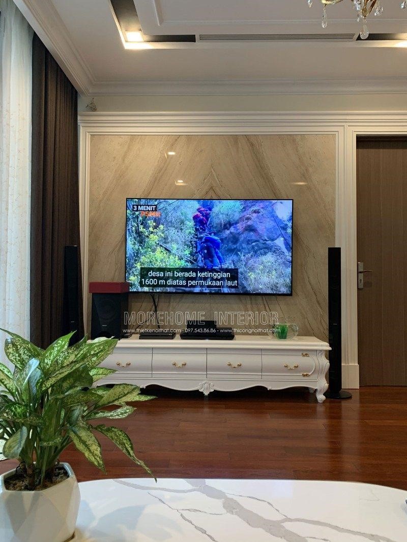 Đá ốp vách tivi