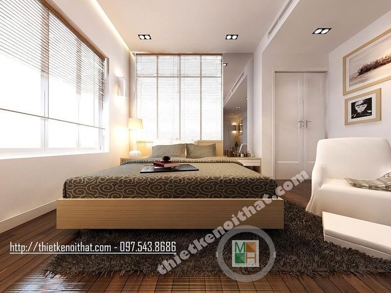 Giường ngủ gỗ công nghiệp