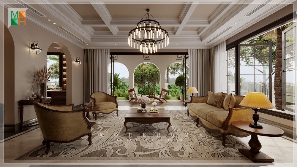 Thiết kế nội thất kiểu châu âu