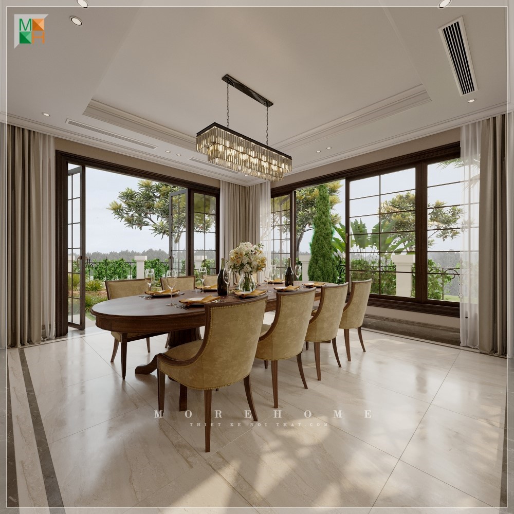 Thiết kế nội thất biệt thự