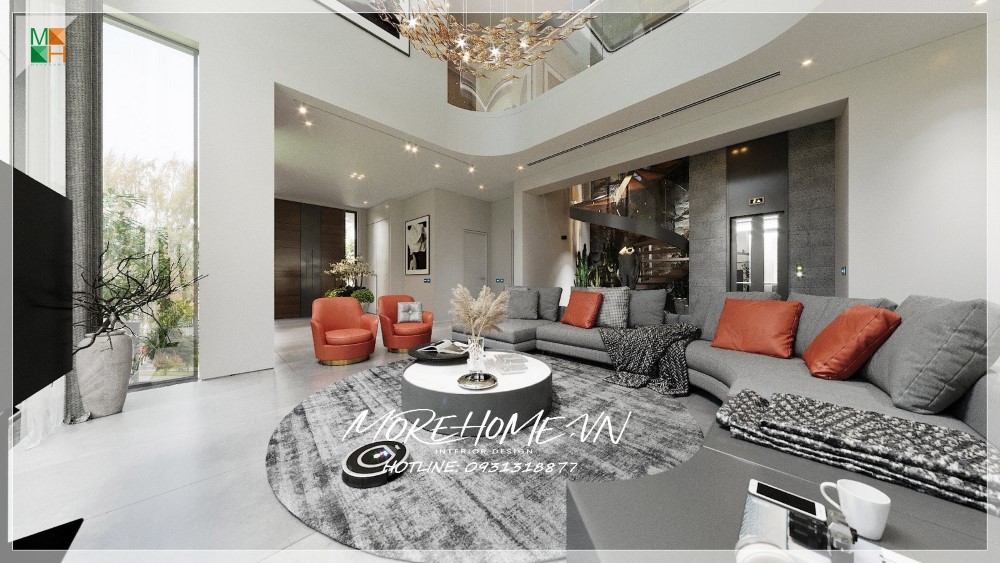 Thiết kế nội thất biệt thự