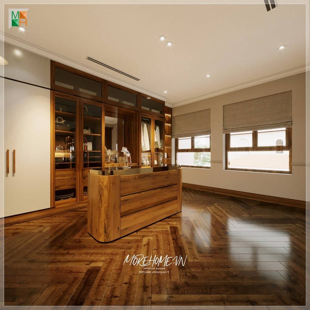 Thiết kế căn hộ 100m2 2 phòng ngủ