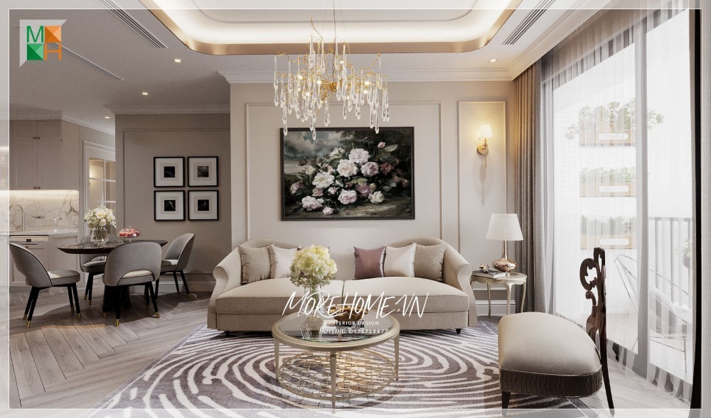 Thiết kế nội thất chung cư 60,65,66m2