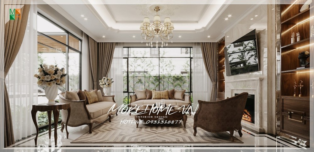 Thiết kế nội thất biệt thự