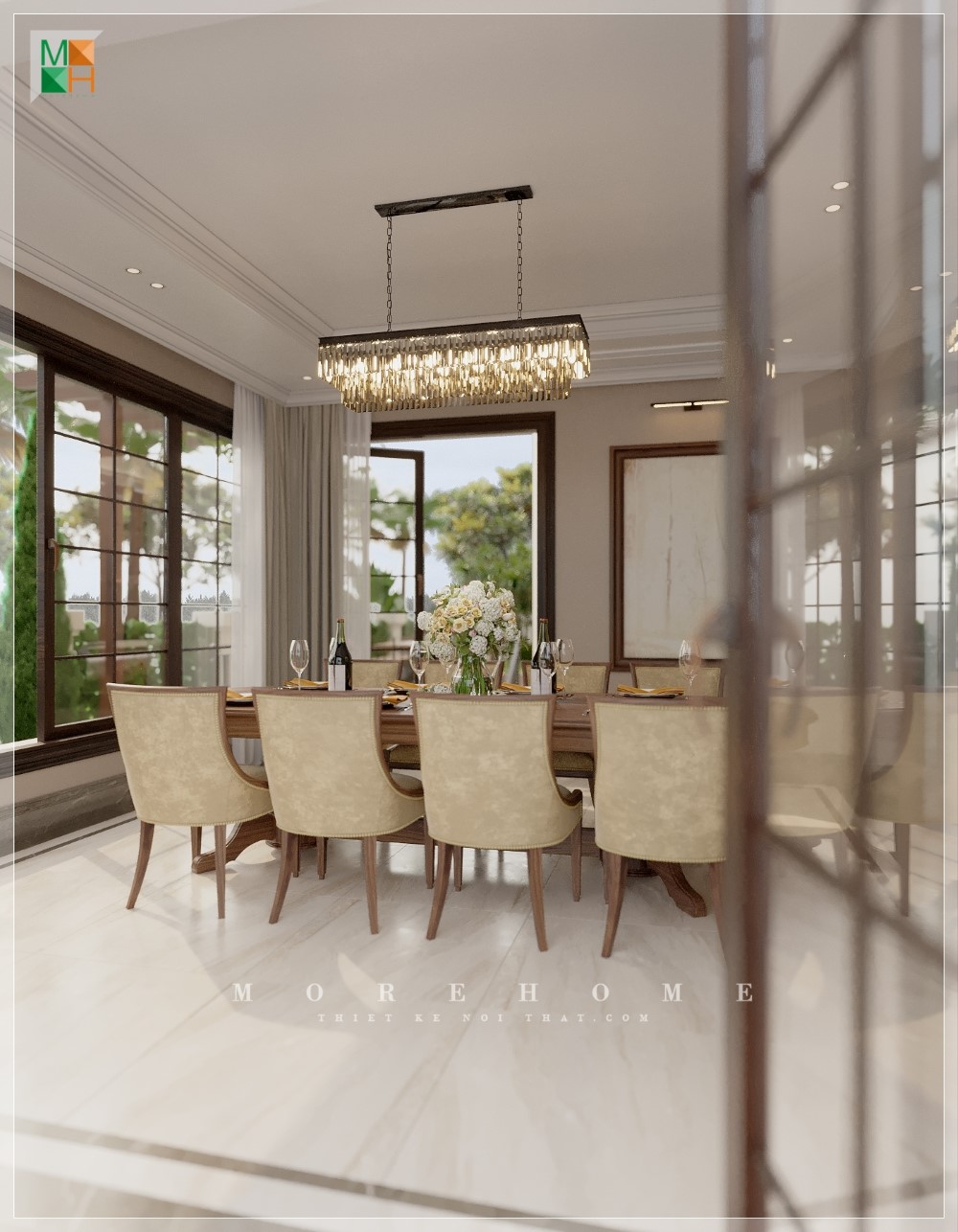 Thiết kế nội thất biệt thự