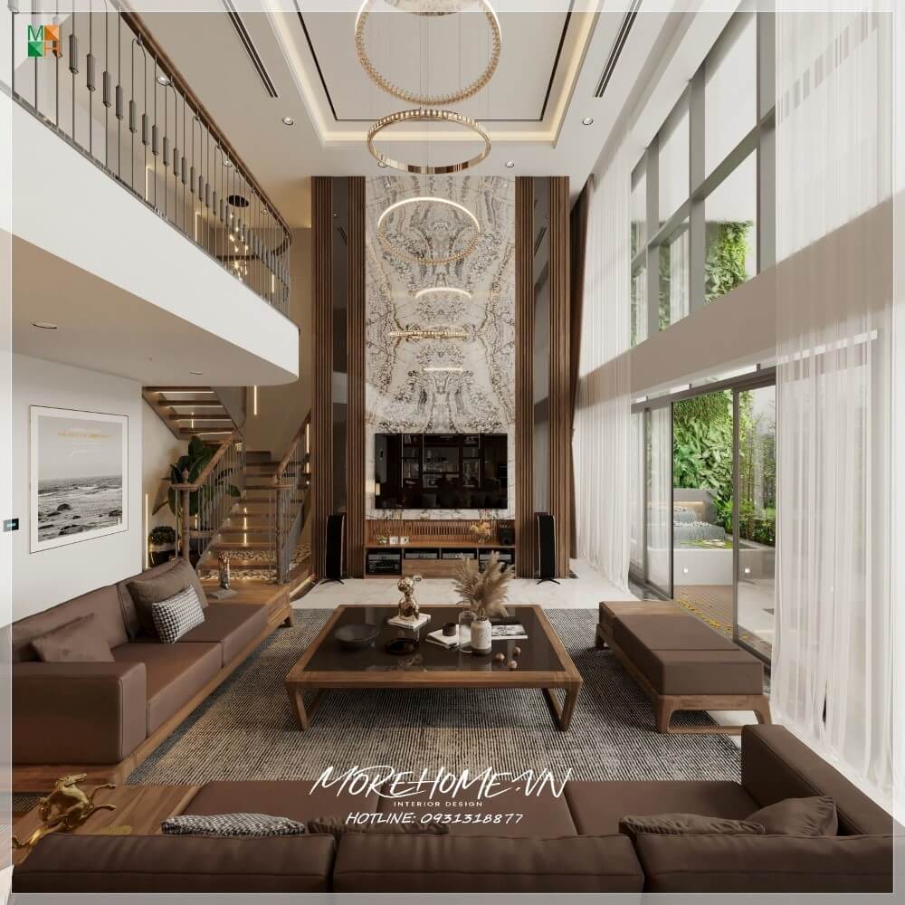Thiết kế biệt thự thông tầng