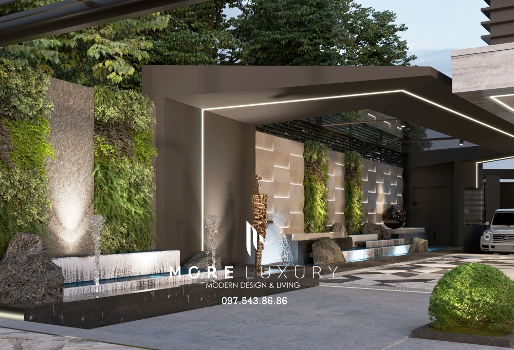 Thiết kế thi công biệt thự 2 tầng