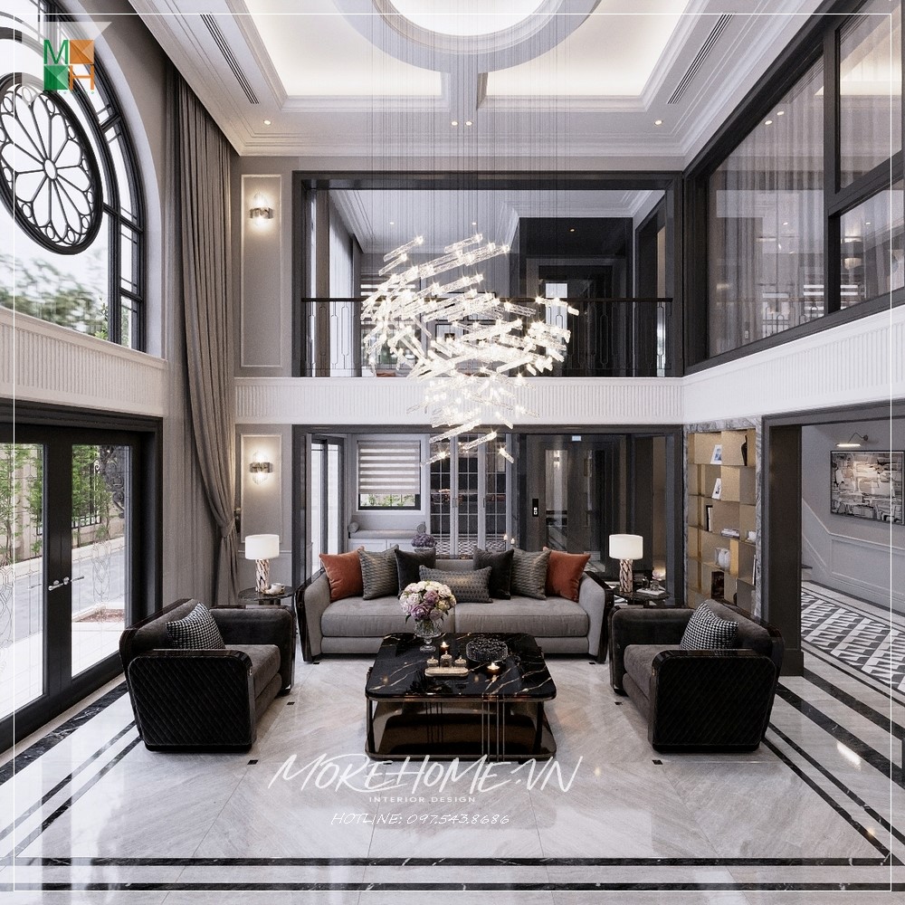 Thiết kế thi công biệt thự 2 tầng