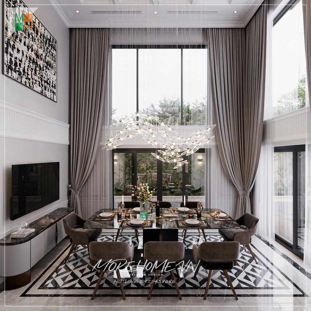 Thiết kế thi công biệt thự 2 tầng