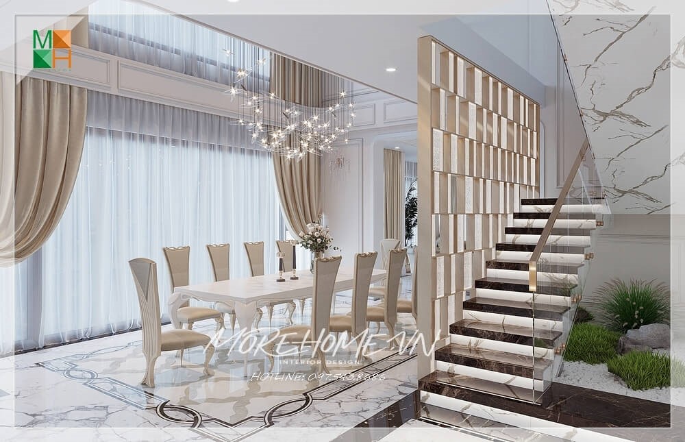 Thiết kế thi công biệt thự 2 tầng