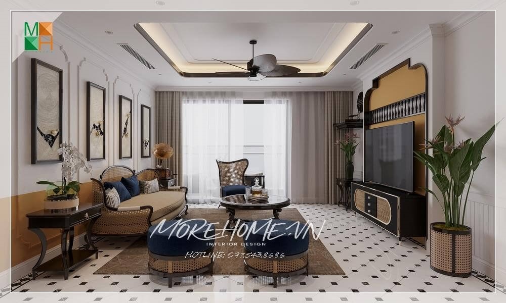 Thi công nội thất Indochine