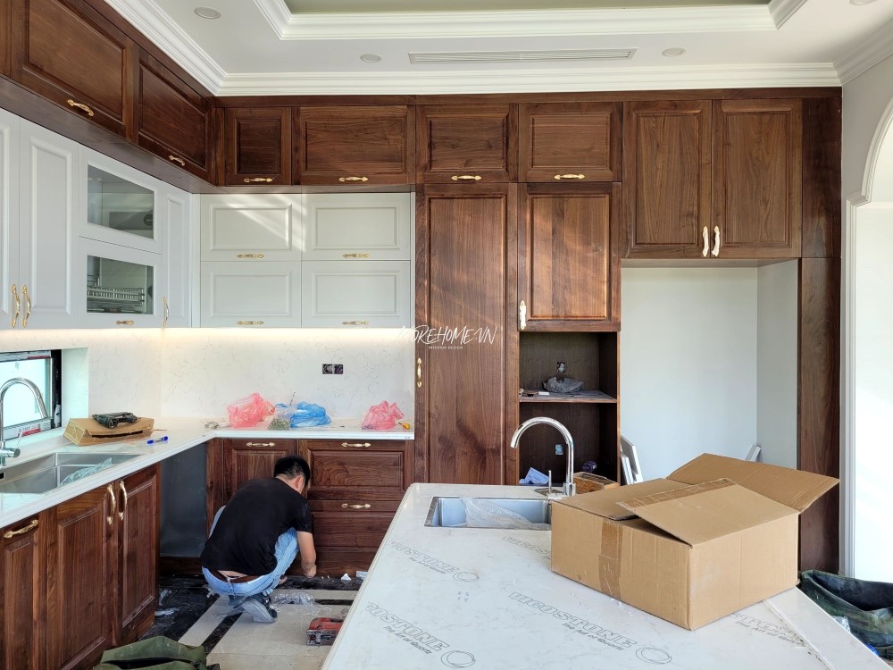 Xưởng đóng tủ bếp tại Hà Nội