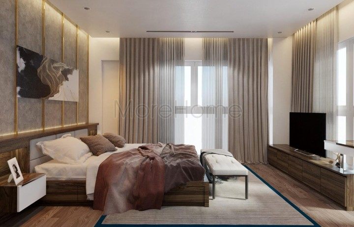 Thiết kế nội thất phòng ngủ hiện đại sang trọng Thiết kế nội thất phòng ngủ hiện đại sang trọng