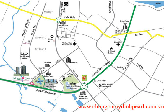 Vị trí dự án căn hộ chung cư Mỹ Đình Pearl Vị trí dự án căn hộ chung cư Mỹ Đình Pearl