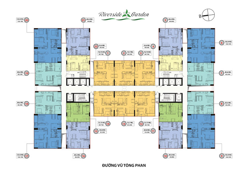 Dự án chung cư Riverside Garden
