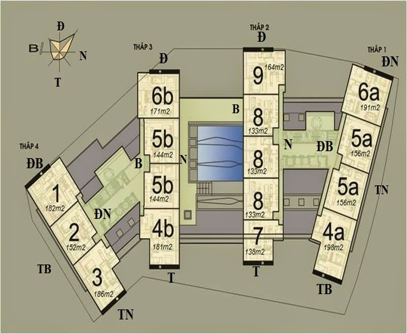 Mặt bằng dự án Dolphin Plaza Mặt bằng dự án Dolphin Plaza