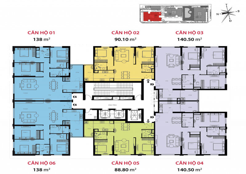 Mặt bằng dự án Paragon Tower Mặt bằng dự án Paragon Tower