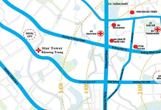 Vị trí dự án căn hộ chung cư Star Tower Vị trí dự án căn hộ chung cư Star tower